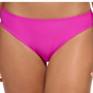 DKNY Women's Classic Hipster Swim Bottoms Electric Berry‎ NWT Size XS